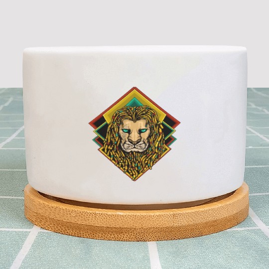 Lion King of Reggae Jungle Plant Pots