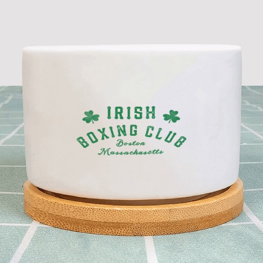 Irish Bong Club Boston Massachusetts Shamrock Plant Pots