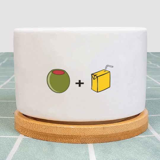 Olive Juice I Love You Plant Pots