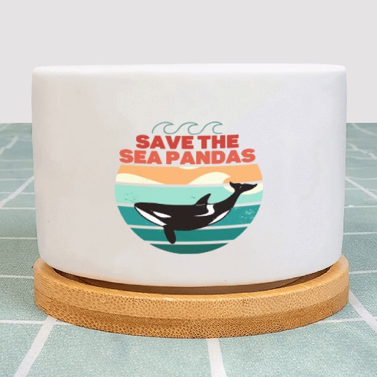 Rescue Killer Whale Orcas Save The Sea Pandas Plant Pots