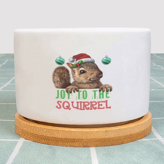 Squirrel Joy To The Squirrel Plant Pots