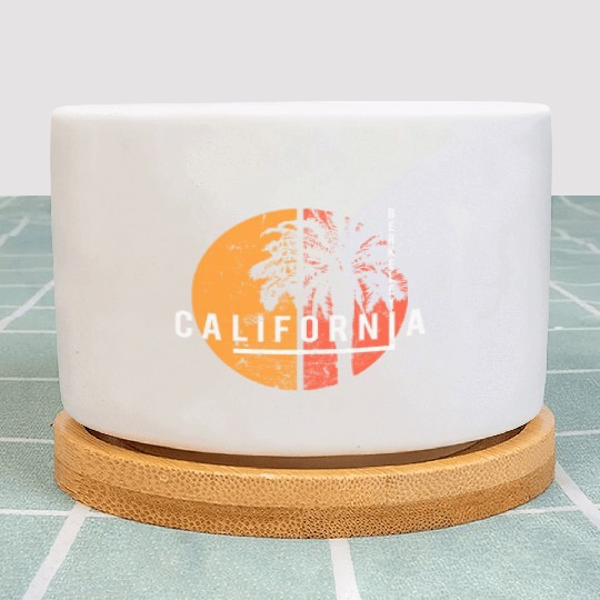 Berkeley California Cool Palm Tree Native Plant Pots