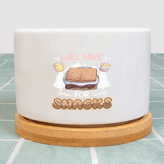 Wanderlust Climber funny Mountain Hiking Snack Plant Pots