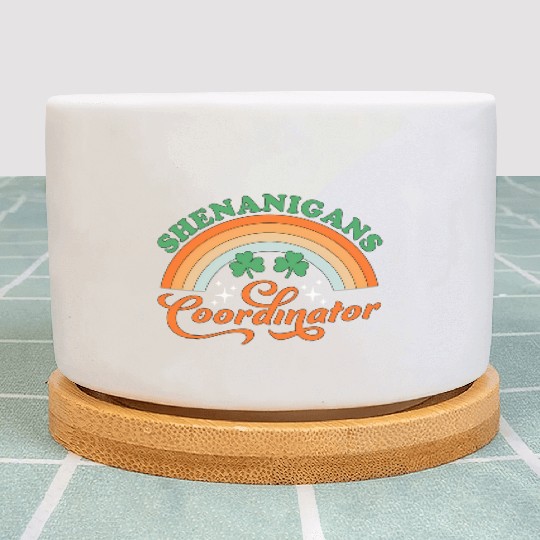 Shenanigans Coordinator Teacher St Patrick'S Day Plant Pots