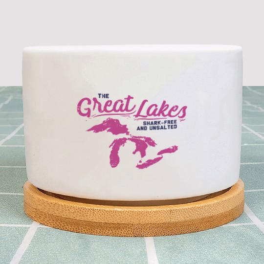Great Lakes Shark Free Unsalted Summer Vacation Plant Pots