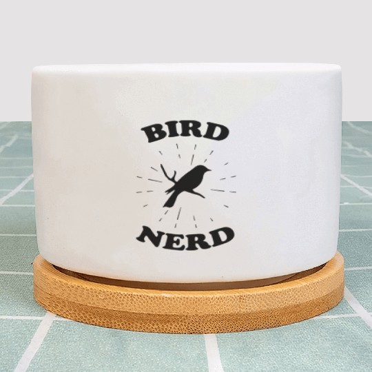 Bird Nerd Bird Watching Plant Pots