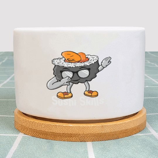 Sushi Lover Gift Men Japanese Cooking Food Sushi Plant Pots