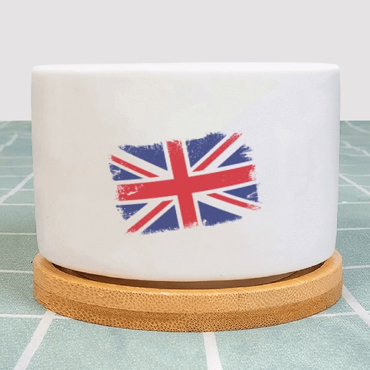 Union Jack Vintage UK Flag Great Britain UK Plant Pots