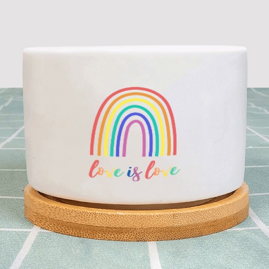 love is love Plant Pots