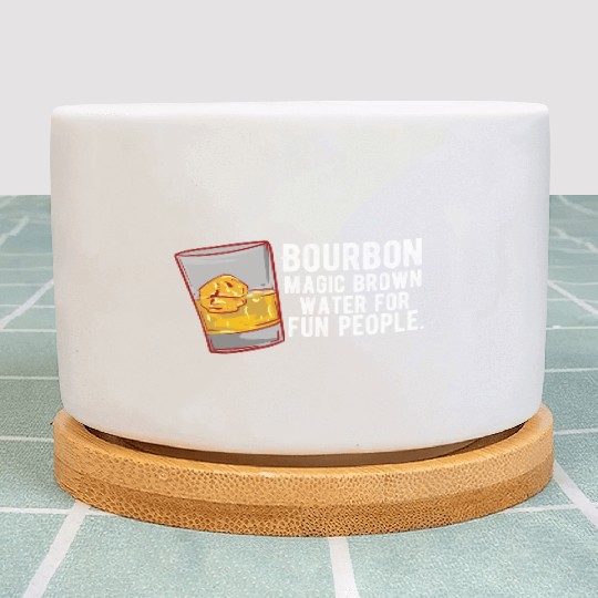 Bourbon - Magic Brown Water Plant Pots