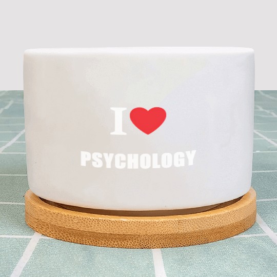 Vintage I Love Psychology Psychologists Plant Pots