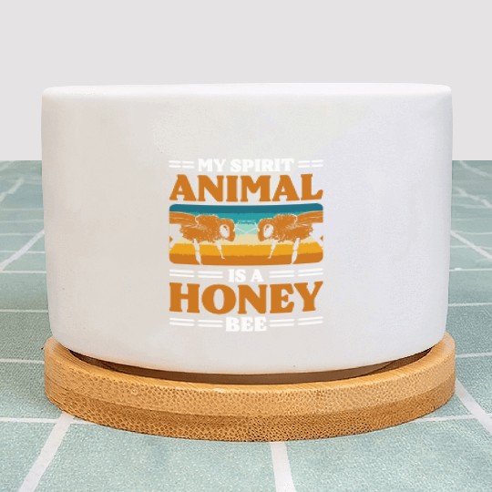 Honey Bumblebee Nature Protection Of Species Plant Pots