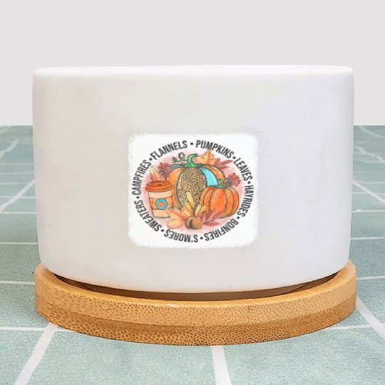 It's Fall Y'all Happy Fall Vibes Autumn Leaves Plant Pots