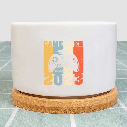 Game Over Class Of 2023 Senior Graduation Gamer Plant Pots