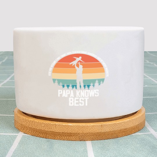 Hilarious Papa Knows Good Dad Qualities Outfit Plant Pots