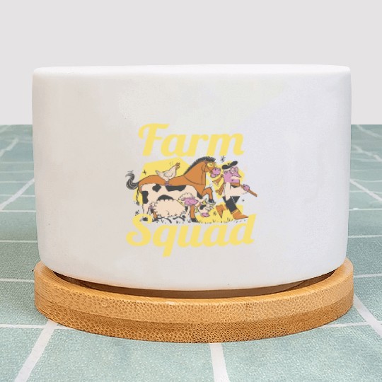 Farm Squad Farmers Farmer Farming Ranch Plant Pots