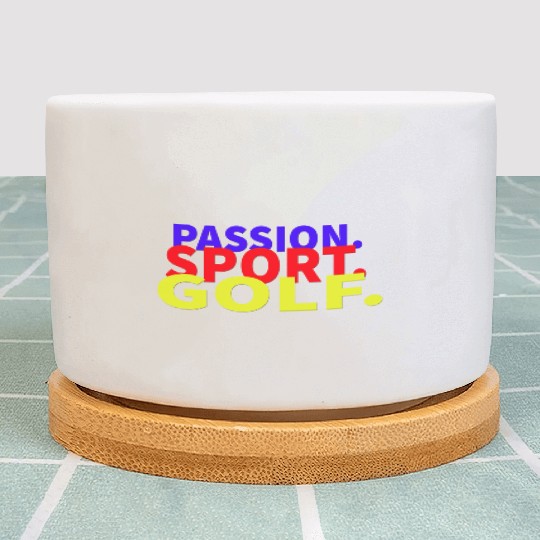 passion sport golf Plant Pots 80s