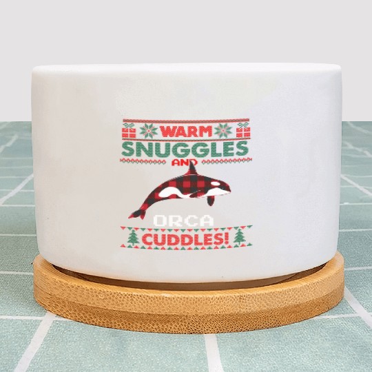 Orca Whale Pajama Ugly Plant Pots