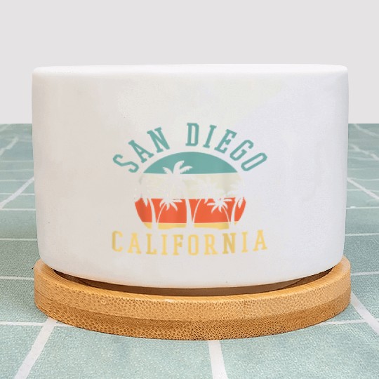 San Diego California Summer Vacation Vacation Plant Pots