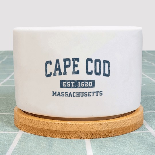 Cape Cod Massachusetts Ma Vintage Athletic Plant Pots