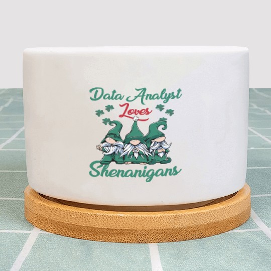 Data Analyst Shenanigans St. Patrick's Plant Pots