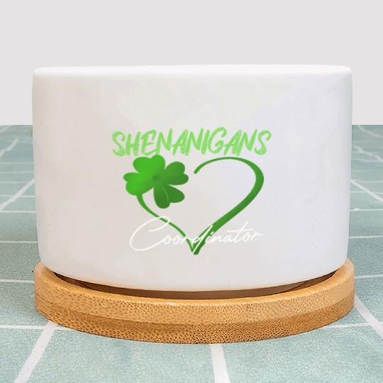 Shenanigans Coordinator Green He Shamrock St Plant Pots