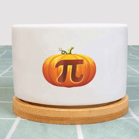 Pumpkin Pi Math Teacher Halloween Thanksgiving Plant Pots