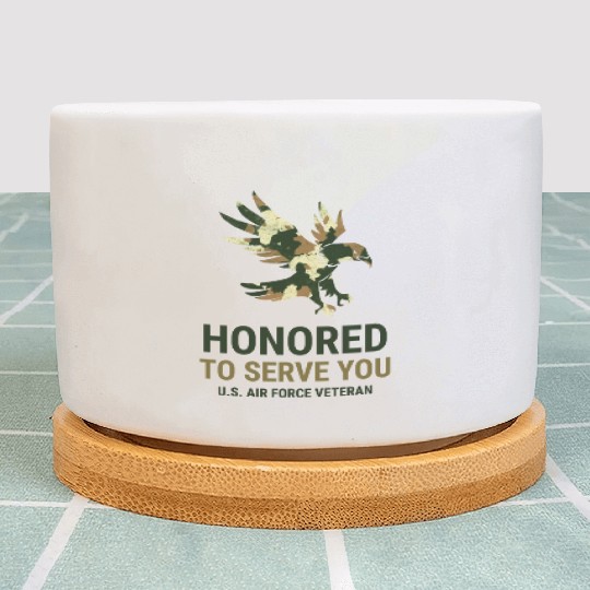Honored To Serve You Us Air Force Vetera Plant Pots