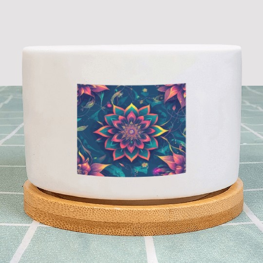 Cyberpunk flowers Plant Pots