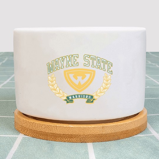 Wayne State Warriors Victory Plant Pots