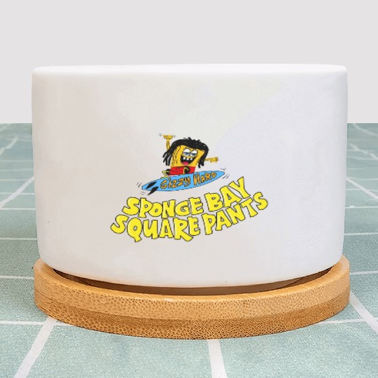 Sponge Bay Square Pants for a light background 80s Plant Pots
