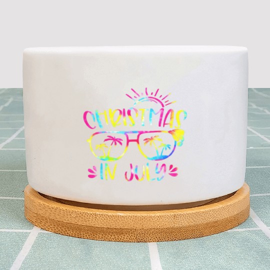 Christmas In July Hawaiian Summer Vacation 2023 Plant Pots