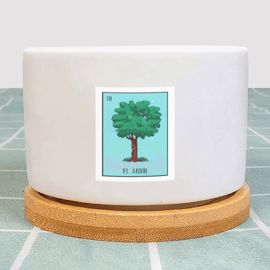 El Arbol Lottery Card The Tree Card Mecan Plant Pots