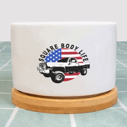 Squarebody Truck 4X4 Square Body Plant Pots