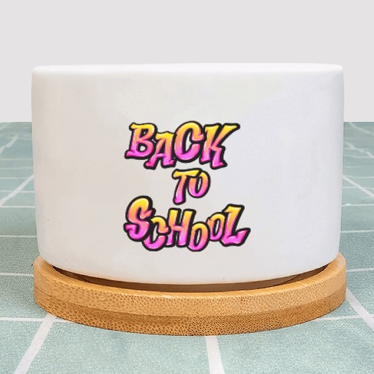 Back To School Cool Design Plant Pots