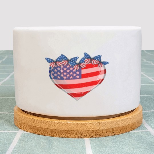 Patriotism Merica Pride US Patriots USA Fan Plant Pots
