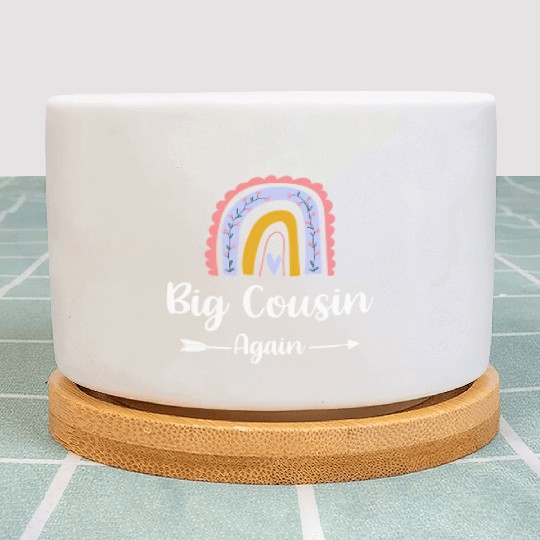 Soon To Be Big Cousin Again Rainbow Pregnancy Plant Pots