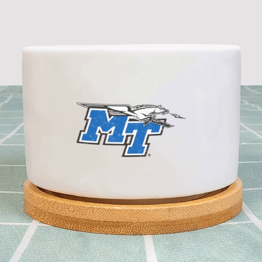 Middle Tennessee State e Raiders Distressed Plant Pots