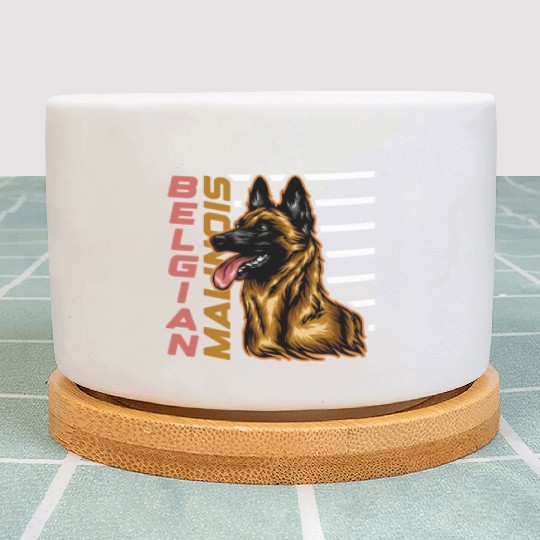 Belgian Malinois Plant Pots
