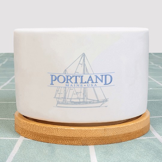 Portland Maine Sailing Plant Pots