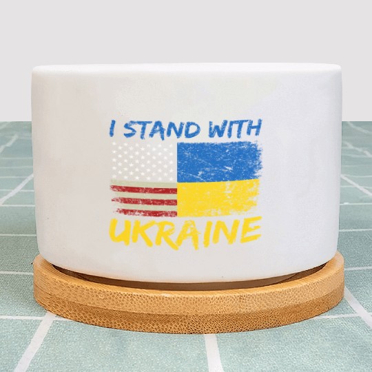 Ukraine Flag Ukrainian Ukraine Pride Plant Pots