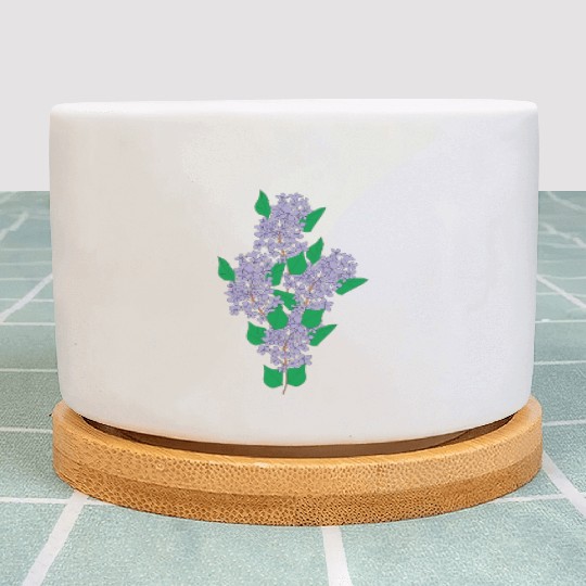 Lilac Flower T ShirtLilac Plant Pots by Alekvik