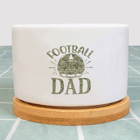 Football dad Camo Camo Camo Camo Camo Plant Pots
