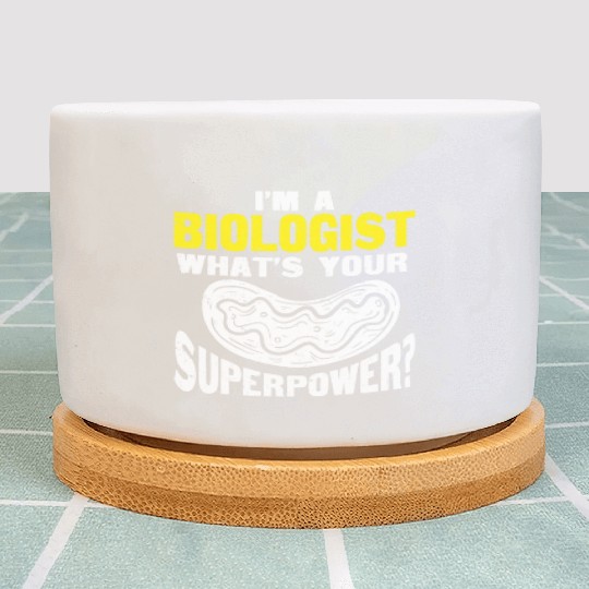 Biology Gift Biologist Plant Pots