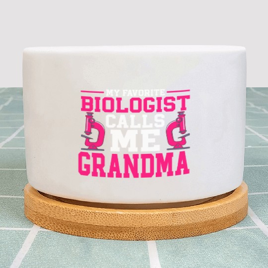Biology Gift Biologist Plant Pots