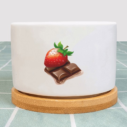 Melting Strawberry Chocolate - Sweet Dessert Plant Pots