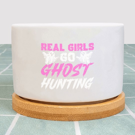Paranormal Investigator Girls Ghost Hunting Plant Pots