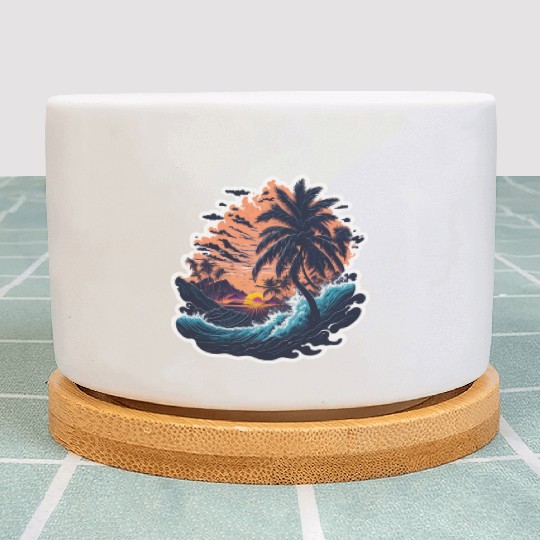 Sun, Beach and Wanderlust: Traveling Lover Plant Pots