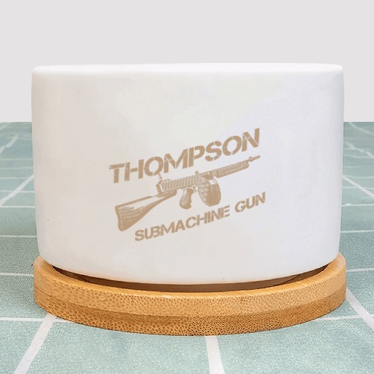 Thompson Submachine Gun | World War 2 Weapon Plant Pots