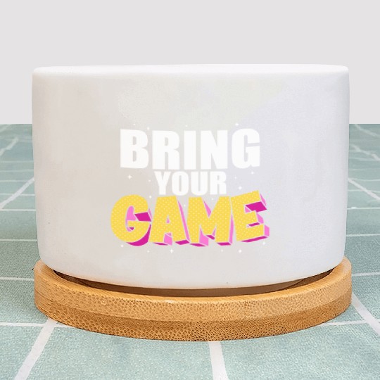 BRING YOUR GAME nostalgia Plant Pots